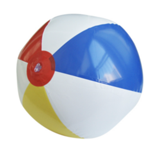 [돼지탱탱볼]비치볼/휴대용/물놀이용품/튜브공/점핑볼, 삼색비치볼
