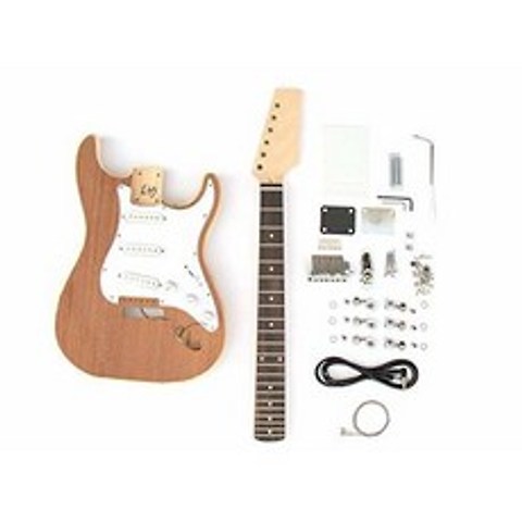 DIY Electric Guitar Kit - ST Style Sapele Top Build Your Own/1489931, 상세내용참조, 상세내용참조, 상세내용참조