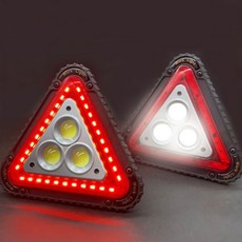 [이즈마트] 비상 안전 삼각대 LED 라이트 충전식 안전용품