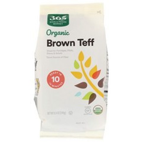 (미국) 1+1+1 홀푸드마켓 브라운 테프 249g 총3팩 365 by Whole Foods Market Organic Grains Brown Teff