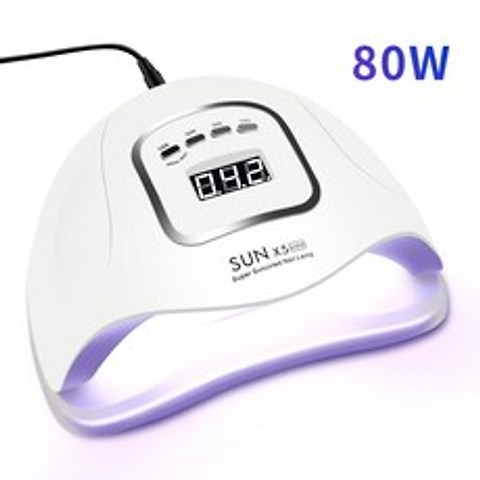 80W/72W SUNX5 최대 UV LED 램프 매니큐어 젤 네일 건조 램프용 젤 램프 드라이어 알리 익스프레스, 없음