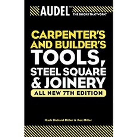 Audel Carpenter s and Builder s Tools Steel Square 및 Joinery, 단일옵션