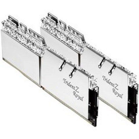 G.Skill 16GB DDR4 Trident Z Royal Silver 3600Mhz PC4-28800 CL18 1.35V Dual Channel Kit (2x8GB) PROD1, 상세 설명 참조0