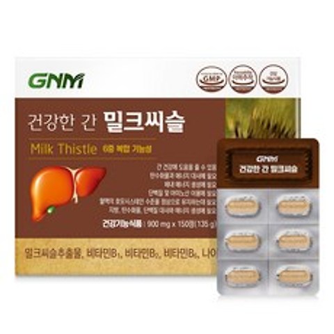 GNM자연의품격 건강한 간 밀크씨슬, 150정, 1개