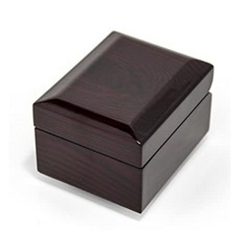 Perfect Little 18 Note Musical Box W. Dark Glossy Wooden (169. Humpty Dumpty (Livingston) - SWISS), 본상품, 본상품