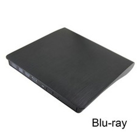 Maikou USB3.0 Bluray 4K 레코더 외장 광학 드라이브 3D 플레이어 BD-RE 버너 레코더 DVD -RW DVD-RAM, 블랙 블루 레이
