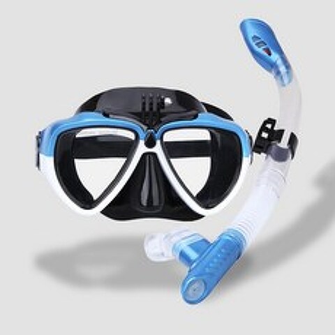 긴 튜브 스쿠버 다이빙 마스크 스노클링 카메라 홀더 호흡기 다이빙 마스크 수중 Mergulho 스쿠버 다이빙 장비 ed50mj용|Diving Masks|, 1개, white camera suppor