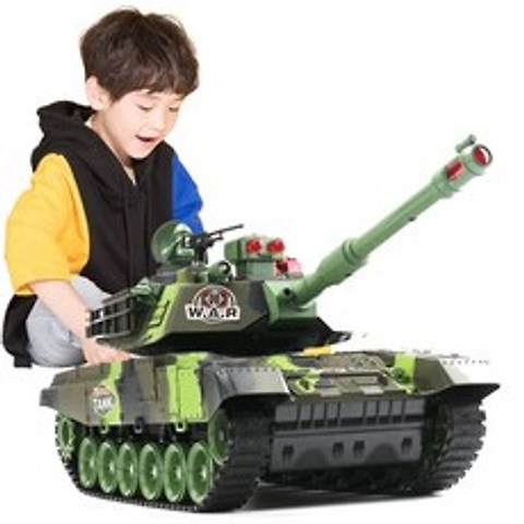 폴라도레 어린이 무선탱크 자동차 완구 장난감 탱크 +폴라도레사은품증정(L), Y-0471*01-A타입(옐로우33cm/700mA)