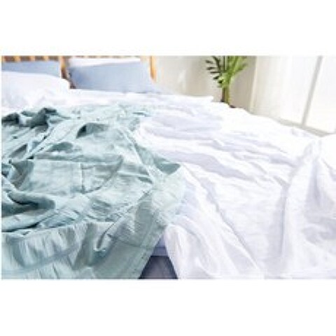 여름 침대매트 원룸여름이불 한겹이불 한여름 얇은 홑이불 까실까실 침구 방꾸미기 좋은촉감 홈인테리어