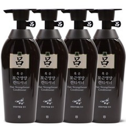 려 흑운 모근 영양 컨디셔너 린스 500ml x 4