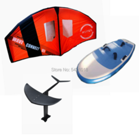 3pcs 세트 날개 포일 hydrofoil 풍선 호일 보드 카이트 서핑 질, 보라색