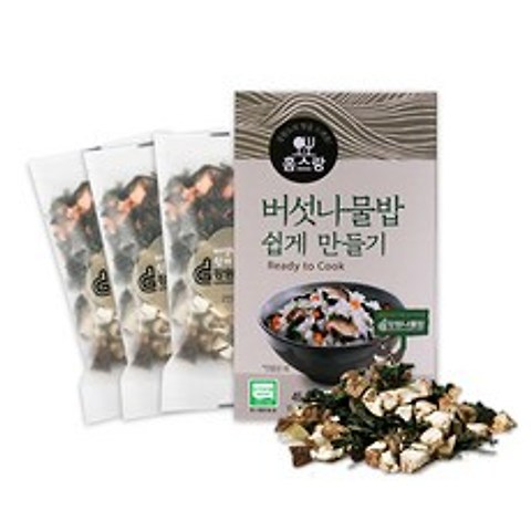 나물밥 유기농 국내산 버섯나물밥 쉽게만들기45g