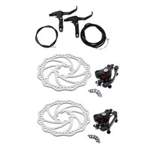 STK 자전거 자전거 기계식 디스크 브레이크 전면 및 후면 160mm 오순절 볼트 및 케이블