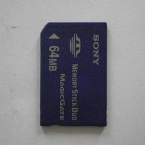 SONY 소니 64MB MEMORY STICK DUO MAGICGATE 메모리 카드