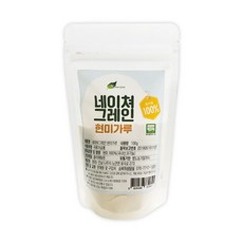네이쳐그레인 유기농 초기 이유식재료 미음용 베이킹용 현미쌀가루 100g 이유식