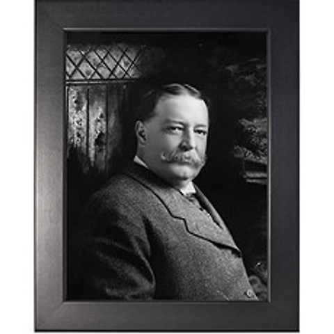 William Howard Taft Photograph in a Smooth Black Frame - Historical Artwor (8.5