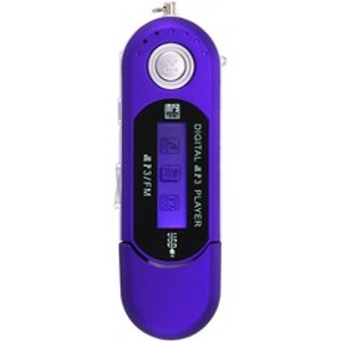 mp3 휴대용 USB 디지털 MP3 플레이어 LCD 화면 지원 32GB TF 카드 & FM 라디오, 단일옵션, 단일옵션
