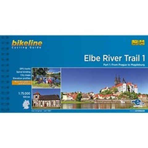 Elbe River Trail 1 Praha-Magdeburg : Part 1 : 프라하에서 Magdeburg까지 500km 양방향 경로 설명, 단일옵션