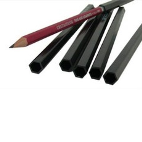 육각모양 연필 깍지 몽당연필홀더 6개세트