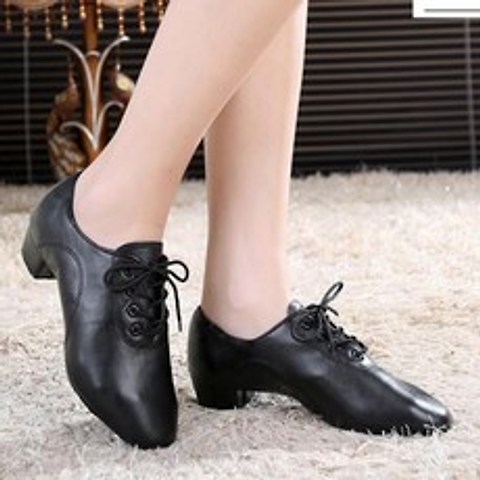 유앤미 여성 댄스화 신발, 240, 블랙공용3.5cm