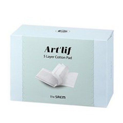 더샘 아트리프 5겹 코튼 화장솜(80매)ArtLif 5 Layer Cotton Pad, 80매, 아트리프 5겹 코튼 화장솜