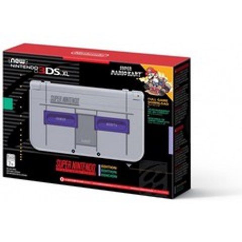 닌텐도 New 3DS XL-SNES를위한 Super NES Edition + Super Mario Kart, 단일옵션