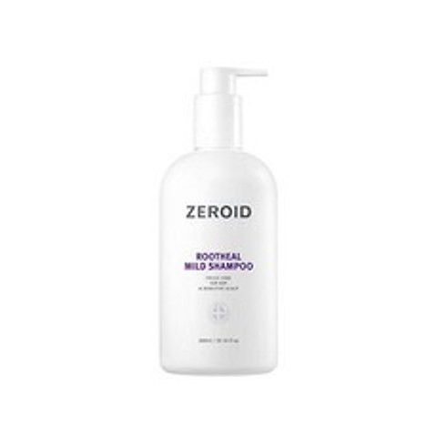 ZEROID 제로이드 루트힐 마일드 샴푸 300ml / ZEROID Rootheal Mild Shampoo Care for Dry Sensitive Scalp(300mL)