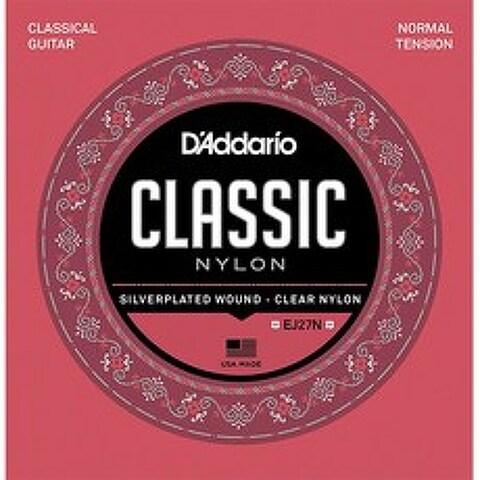 Daddario - Classic Nylon Nomal Tension / 클래식기타 스트링 (EJ27N), *