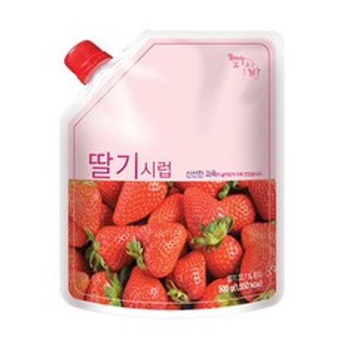 화과방 [화과방] 딸기시럽 500g / 빙수재료 팥빙수, 1