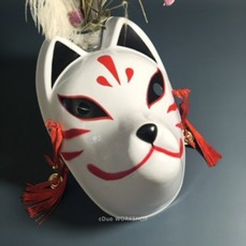일본 여우 가면 코스프레 소품 마스크, 패턴 17