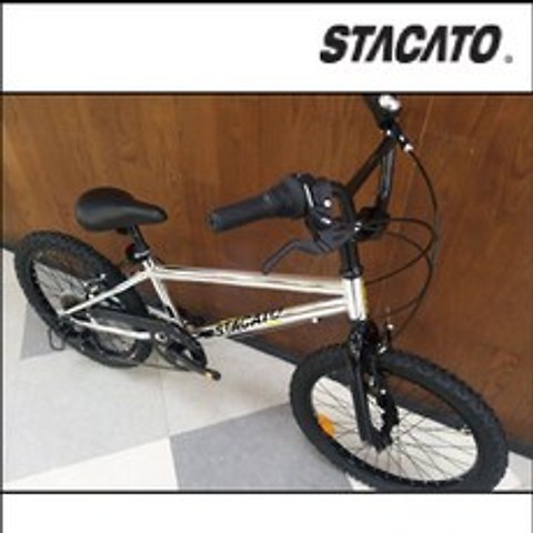 스타카토 2020 힙스터 20인치 BMX 주니어 MTB 자전거, 크롬실버(80%조립배송)