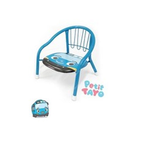 꼬마버스 타요 가니 삑삑이 의자 철재의자 유아의자, 타요 삑삑이 의자