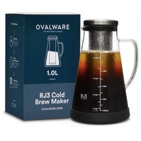ovalware 오발웨어 콜드브루 더치커피 아이스 커피 메이커 1000ml, 1개, 상세참조