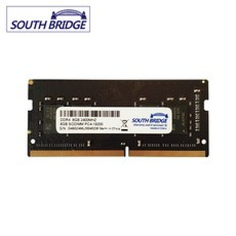 SOUTH BRIDGE 삼성 칩 DDR4 8GB PC4-19200 노트북 램 8기가 새상품 메모리 8G RAM 노트북용, 노트북 8GB 램 메모리 PC4-19200 신품