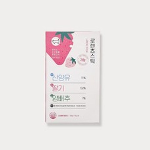 로렌츠 로렌츠스틱 산양유딸기 120g (15g x 8개입) 강아지츄르, 1개, 산양유 + 딸기