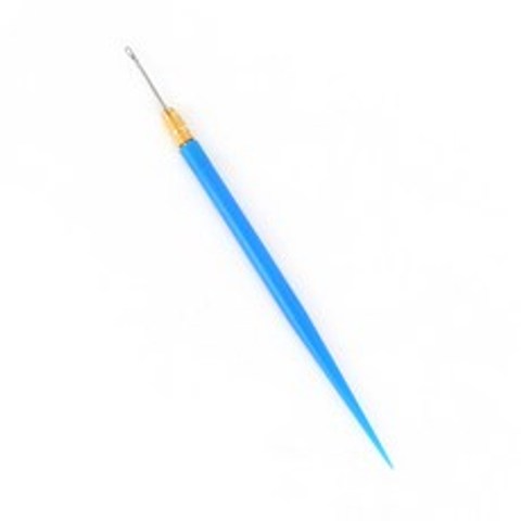 여우가발 [P1001] 증모 붙임머리 시술용 재료 헤어코바늘, 1개, 블루