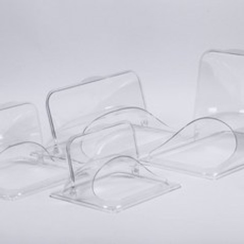 진성 삼광 식당업소용 플라스틱 식자재 분류 반찬통 투명 사각용기 PC밧드 슬라이드돔카바