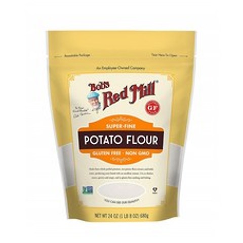 Bobs Red Mill 밥스레드밀 Potato Flour 포테이토 밀가루 24oz(680g) 4팩