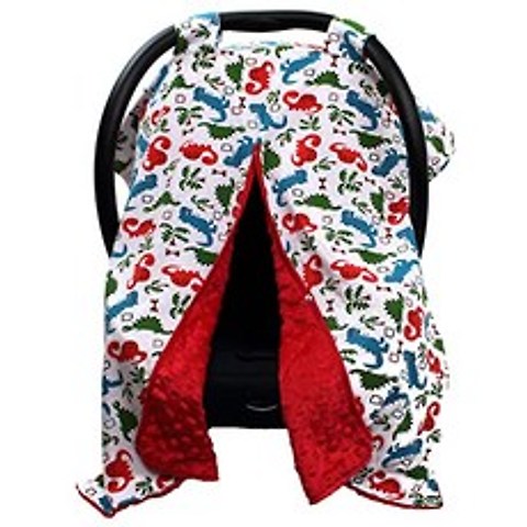 NMT 친애하는 아기 기어 Carseat 캐노피 [CC Dinosaur Multicolor Red Minky- Car Seat Canopy] - P0607082P5Z1N60, 기본