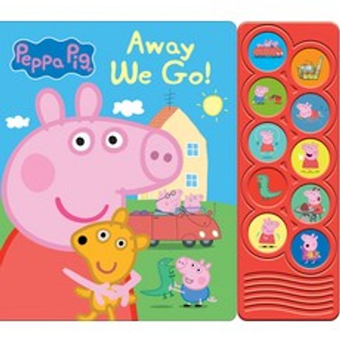 Peppa Pig: Away We Go! Board Books, Pi Kids, English, 9781503757851