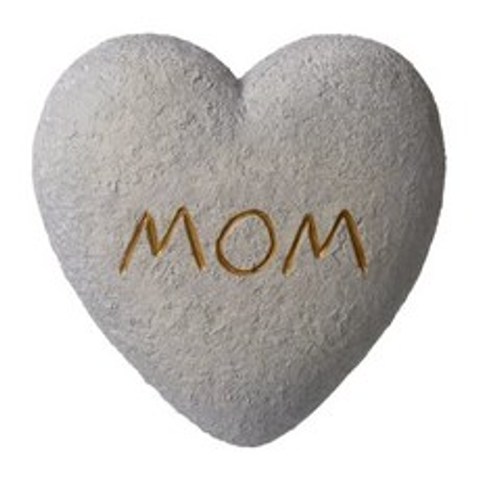 Heart Message Stone Style Choice (Mom) (Mom), Mom, Mom