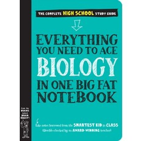 (영문도서) Everything You Need to Ace Biology in One Big Fat Notebook Paperback, Workman Publishing, English, 9781523504367