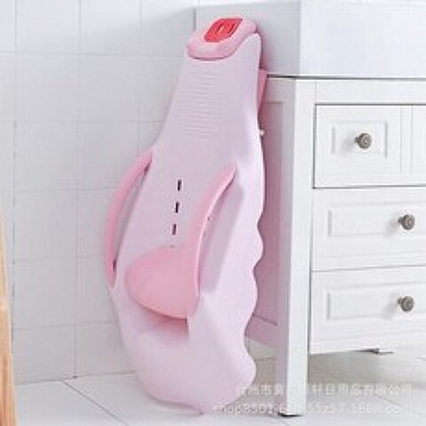 CHINA 접이식 어린이 목욕침대 유아 샴푸 의자 핑크