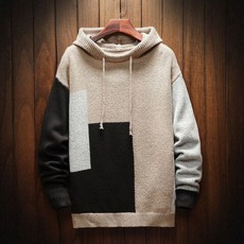 (관부가세포함) 남자 비니 Crocodile hooded sweater male Korean version of the trend loose casual wild needle knit shirt t-629172165887