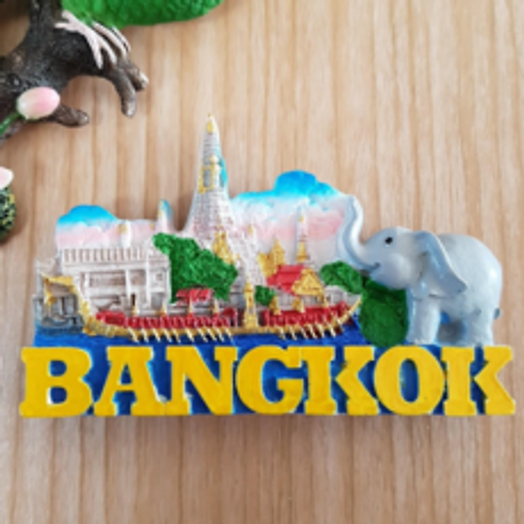 오악사카 냉장고자석 여행 세계 마그넷 마그네틱 기념품, 나33. 방콕
