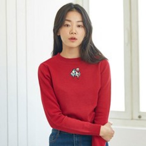 로엠 로엠 Y 자수포인트 스웨터 - RMKA712G11_16