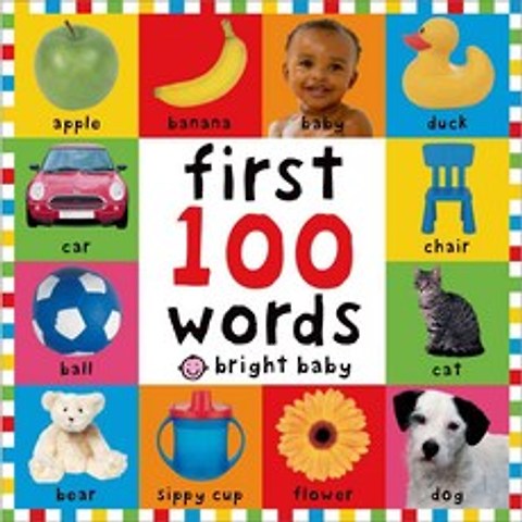 Bright Baby First 100 Words, Priddy Bicknell Books