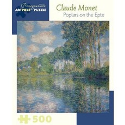 (영문도서) Claude Monet Poplars on the Epte: 500 Piece Jigsaw Puzzle Other, Pomegranate Communications