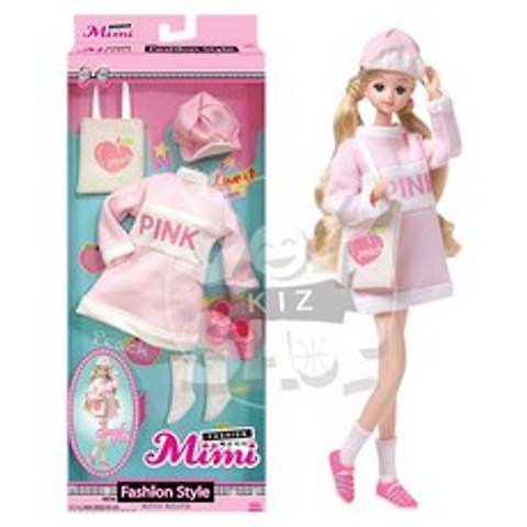 패션미미 New 인형의상 인형옷 드레스 미미의상 인형옷/의상, 캐주얼 핑크