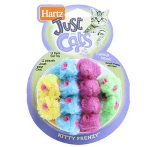 하츠 저스트 포 캣 키티 프렌지 고양이 장난감 12개입, 1개